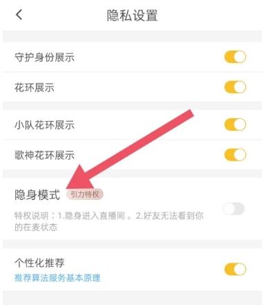 设置隐身状态2