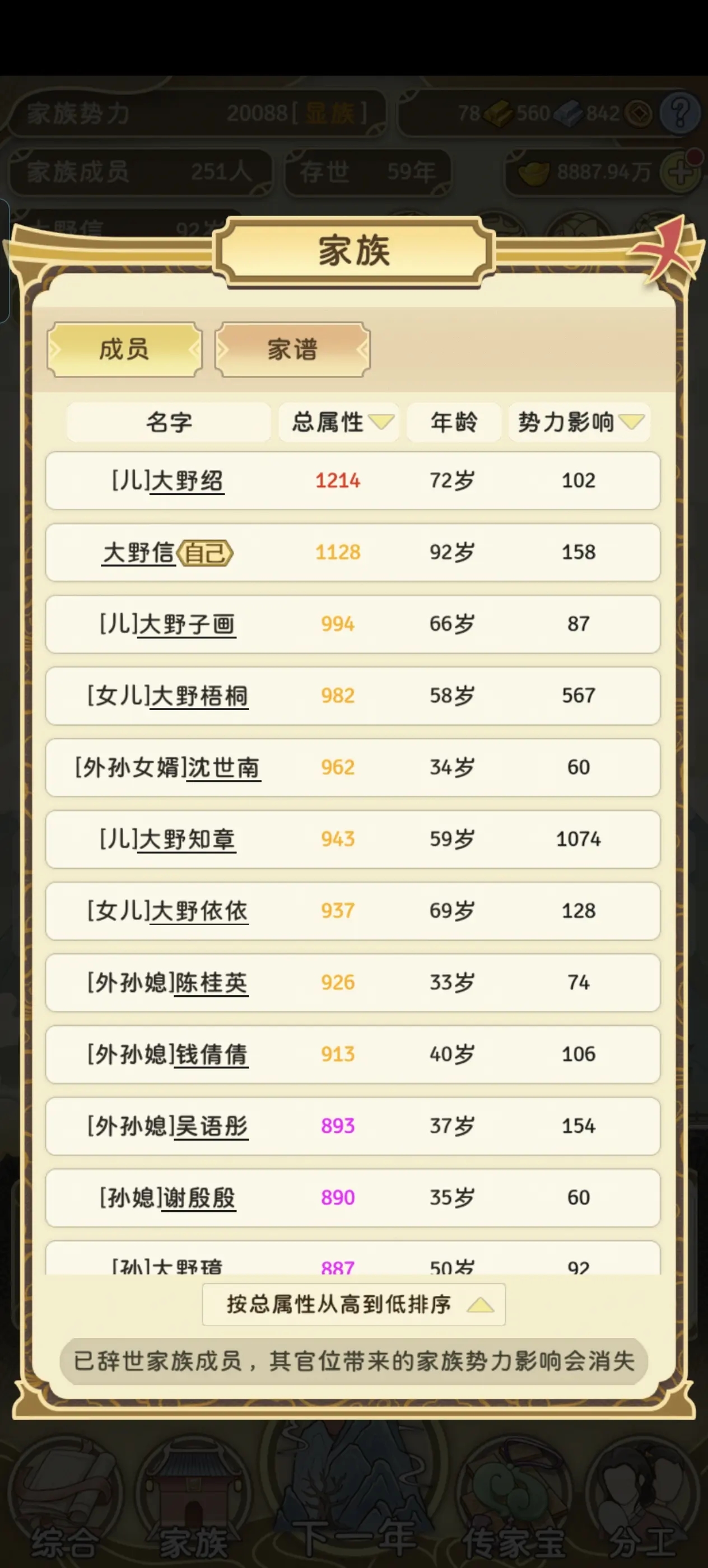 祖宗模拟器