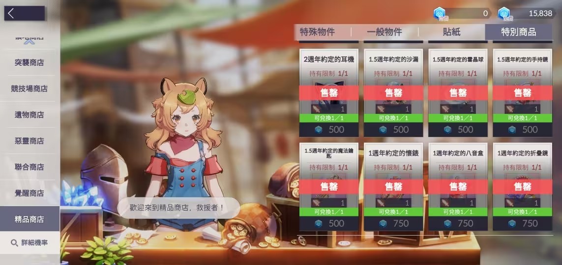 前期装备获取及分配1