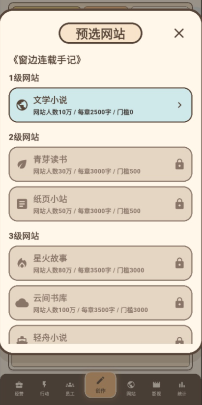 创作网络小说3
